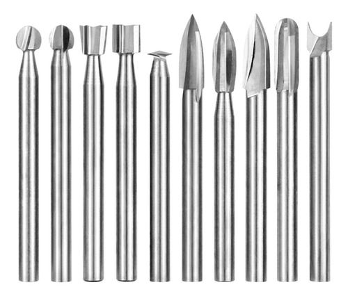 10 Piezas De Brocas Para Tallado De Madera Para Herramientas