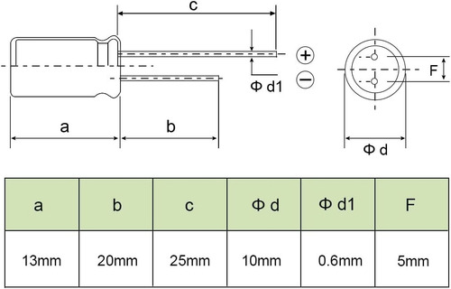 Condensador Capacitor Electrolitico 1000uf 16v 105°c  10pzs