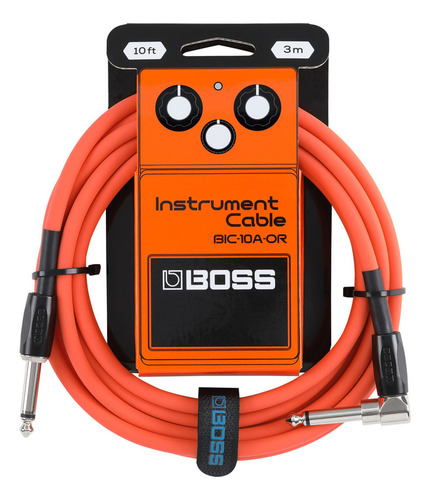 Cable Boss Bic-10a-or Para Instrumento Plug A Plug L 10ft/3m