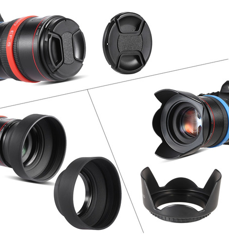 Kit De Filtro De Lente Andoer Uv+cpl+fld+nd De 52 Mm (nd2, N