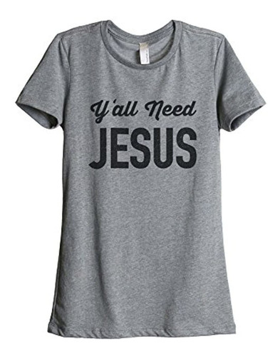 Thread Tank Y X26 39 All Need Jesus Camiseta