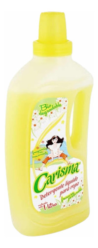 Detergente Líquido Biodegradable Para Ropa Carisma 1 Litro