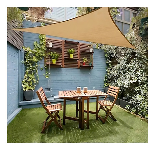 Toldo Vela Malla Sombra Triangular 5 X 5 X 5 Mts