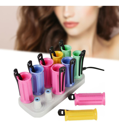 Rodillos Eléctricos Para El Cabello Con Calefacción,
