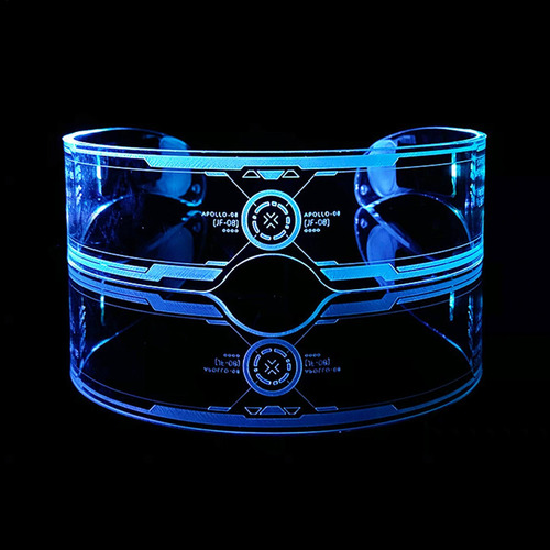 Gafas Das Visera Led Que Las Gafas Futuristas Gafas De Sol G