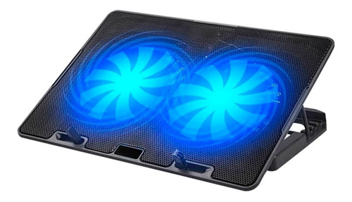 Cooler Para Laptop Cooler Master Ergostand Iv Negro Color del LED Azul