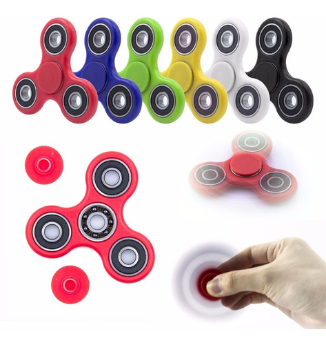 6 Fidget Spinner Juego De Rodamientos Diversion Niños