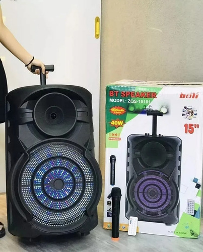 Imagen 1 de 1 de Parlante Bluetooth 40 Watt / Microfono Inalambrico / Potente