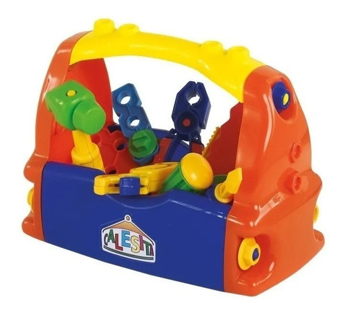 Imagen 2 de 4 de Caja De Herramientas De Juguete Infantil Calesita 456 Edu