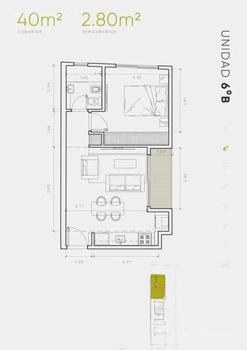 Imagen 29 de 30 de Departamento 2 Amb Con Terraza - Villa Urquiza