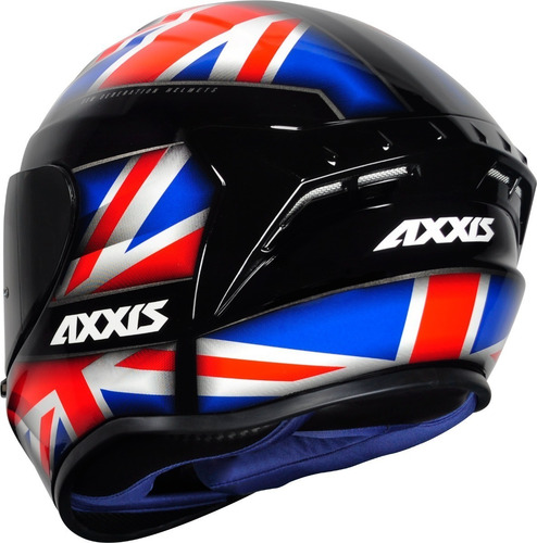 Imagem 5 de 10 de Capacete Axxis Draken Uk + Viseira Extra Inclusa