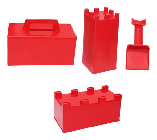 4 Piezas De Modelo De , Máquina Para Hacer Ladrillos De
