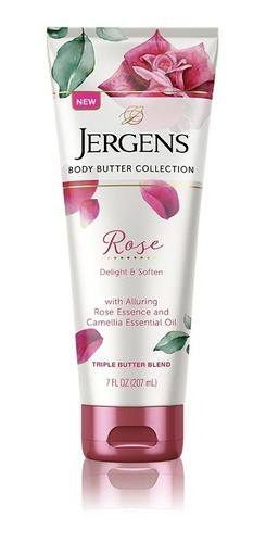 Crema Jergens Con Aceite Esencial De Rosa Y Camelia 207ml