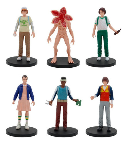 6pcs/set Stranger Things Acción Figura Modelo Juguete Regalo