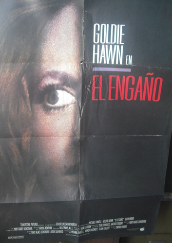 Afiche Original De La Película El Engaño Con Goldie Hawn