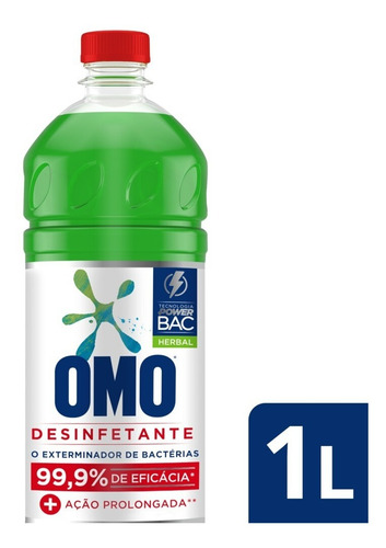 Omo Desinfetante Poder Herbal 1l