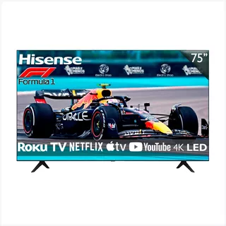 Tv Pantalla Hisense 75 4k Smart Tv Con Roku Integrado 75r6e