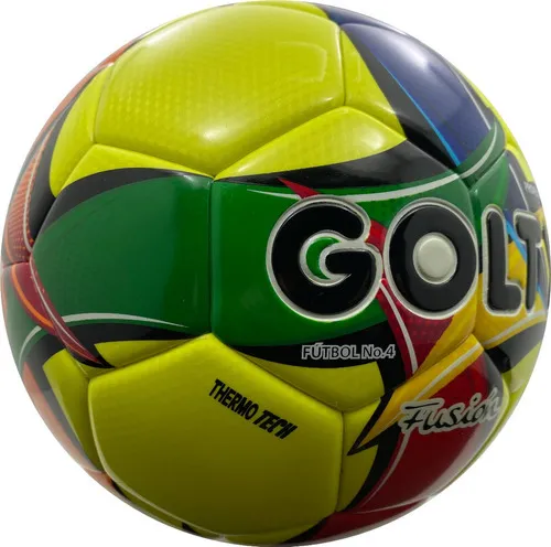 Balon Fútbol Golty Profesional Fusion Thermotech T654670 N 4 Color Amarillo