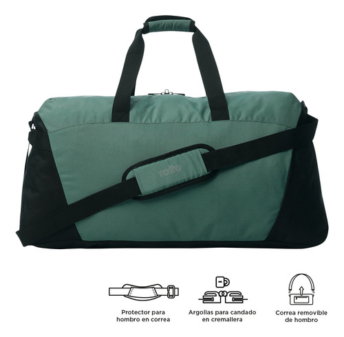 Totto Maleta Deportiva - Bolsa De Viaje | Active Pro L Verde Lisa