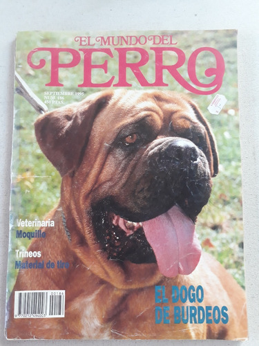 Revista El Mundo Del Perro N° 186 Año 1995 Dogo Pastor Brie 