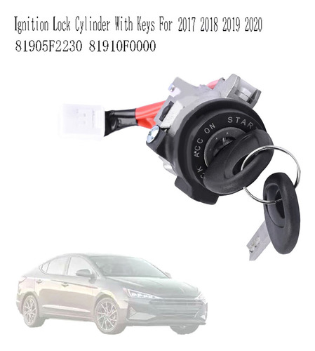 Cilindro De Cerradura De Encendido De Coche 81905f2230 Con L