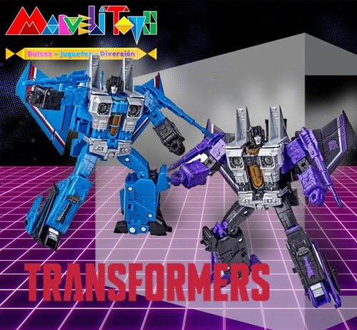 Transformers Earthrise Thundercracker Skywarp Seekers