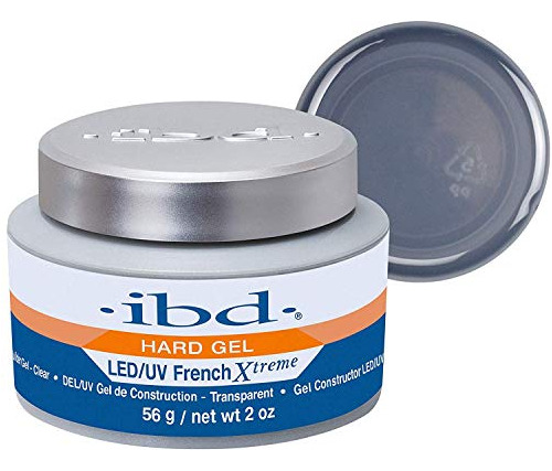 Gel Duro Ibd Led/uv French Xtreme, Transparente, Tamaño 2 On