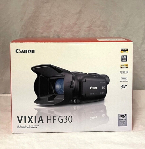 Imagen 1 de 9 de Videocámara Vixia Hf G30 Hd Videocámara