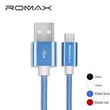 Cable Romax V8 Usb 1,20cm Usb 3.1a Carga Rápida.