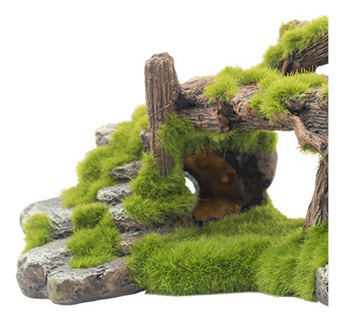 Ornamento Del Tanque De Peces Del Árbol De Rocalla Del