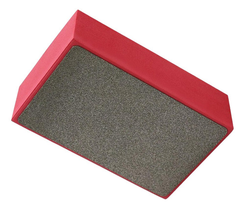 Almohadillas De Lijado De Diamante, Esponja De Recorte, Rojo