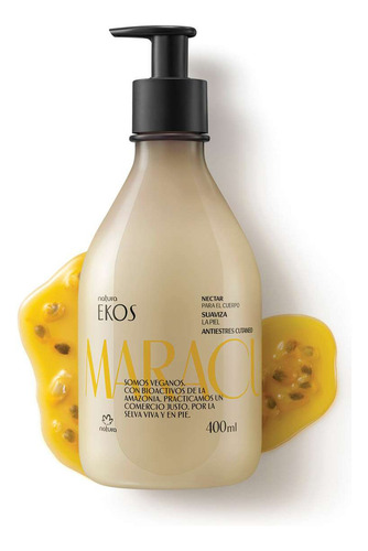 Creme Corporal Hidratante Natura Ekos Maracuya Pulp 400 Ml