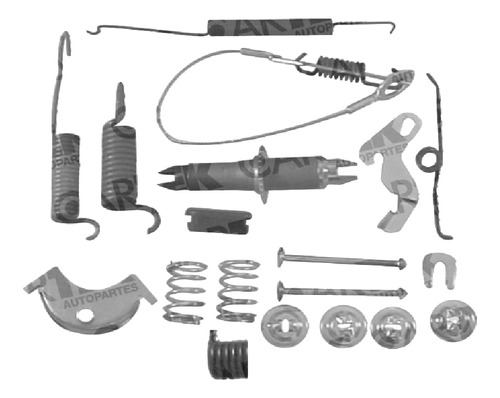 Kit Freno De Tambor Mazda B2500 1998-1999-2000-2001 Tras Ck