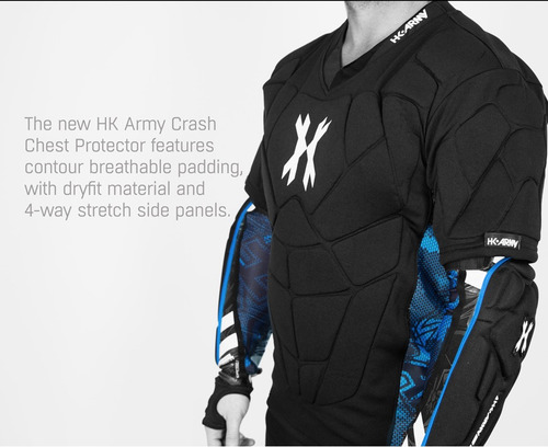 Chest Protector Army Hk Crash Protección Gotcha Paintball Xp
