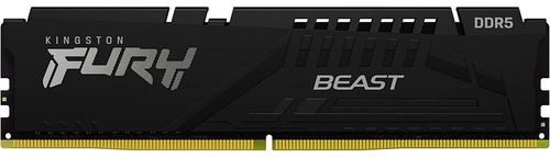Memoria Ram Kingston Fury Beast Ddr5, 5200mhz, 32gb Xmp