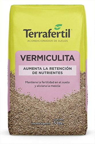 Sustrato Vermiculita Terrafertil 5 Lts - Aqualive