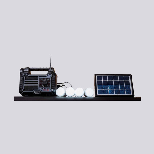 Kit Panel Solar Radio Portátil Bt 3 Bandas Sonivox  4 Led