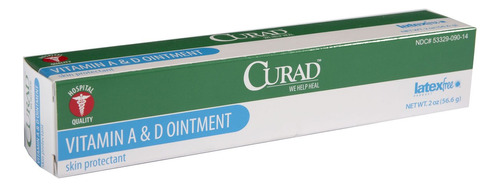 Curad Unguento De Vitamina A Y D, Tubo De 2 Onzas, Caja De 1