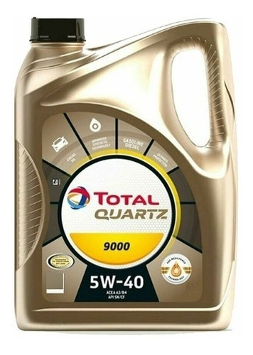 Aceite Total 9000 Sintetico Nafta Y Diesel 5w40 N