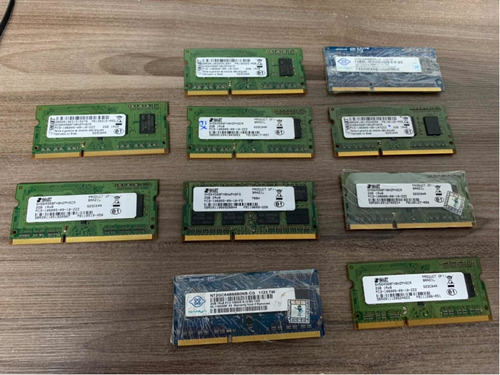 Kit 10 Memoria Notebook 2gb Ddr3 1rx8 Pc3 10600s Original