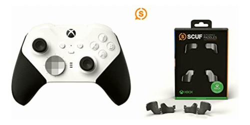 Control Elite Series 2 Blanco + Scuf Elite Series 2 Palas