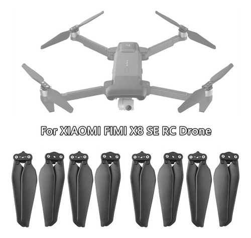 Y 8 Unidades De Hélices Dobráveis Para Xiaomi Fimi X8 Se Rc