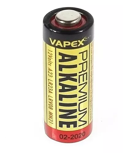 Pila Alcalina Vapex A23 12v Premium Alkaline Blisterer X 5