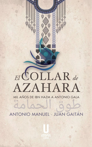 El Collar De Azahara: Mil Años De Ibn Hazm A Antonio Gala, De Antonio Manuel., Vol. 1. Editorial Utopia Libros, Tapa Blanda En Español