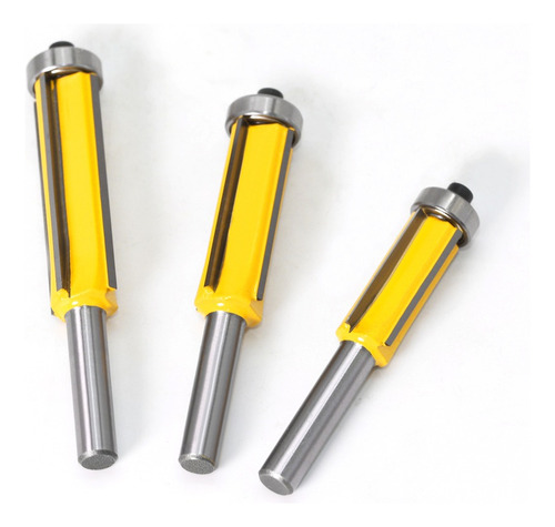 Fresa 4 Aspas Rodaje Superior 8mm X 14mm X 30mm (pack3)