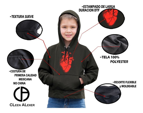 Sudadera Negra De Navidad Infantil Merry Christmas De Regalo