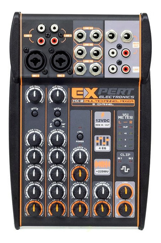 Consola Mixer Phantom Expert Mx-2 8 Canales Ecualizador P
