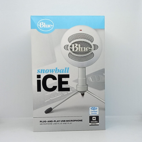 Micrófono Blue Snowball Ice Condensador Blanco (openbox)