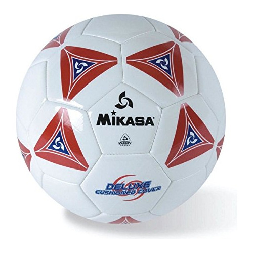 Bola De Fútbol Grave De Mikasa (red/white, Tamaño 3)