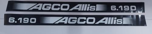 Juego De Calcos Para Tractores Agco Allis 6.190 (bras)